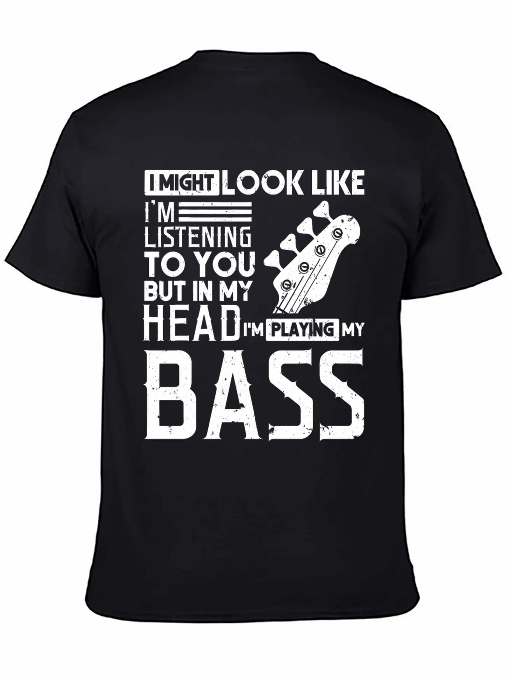 Bass Player Shirt Men Gift For Bass Guitar Player Breathable Graphic T-Shirt – Perfect For Casual Days
