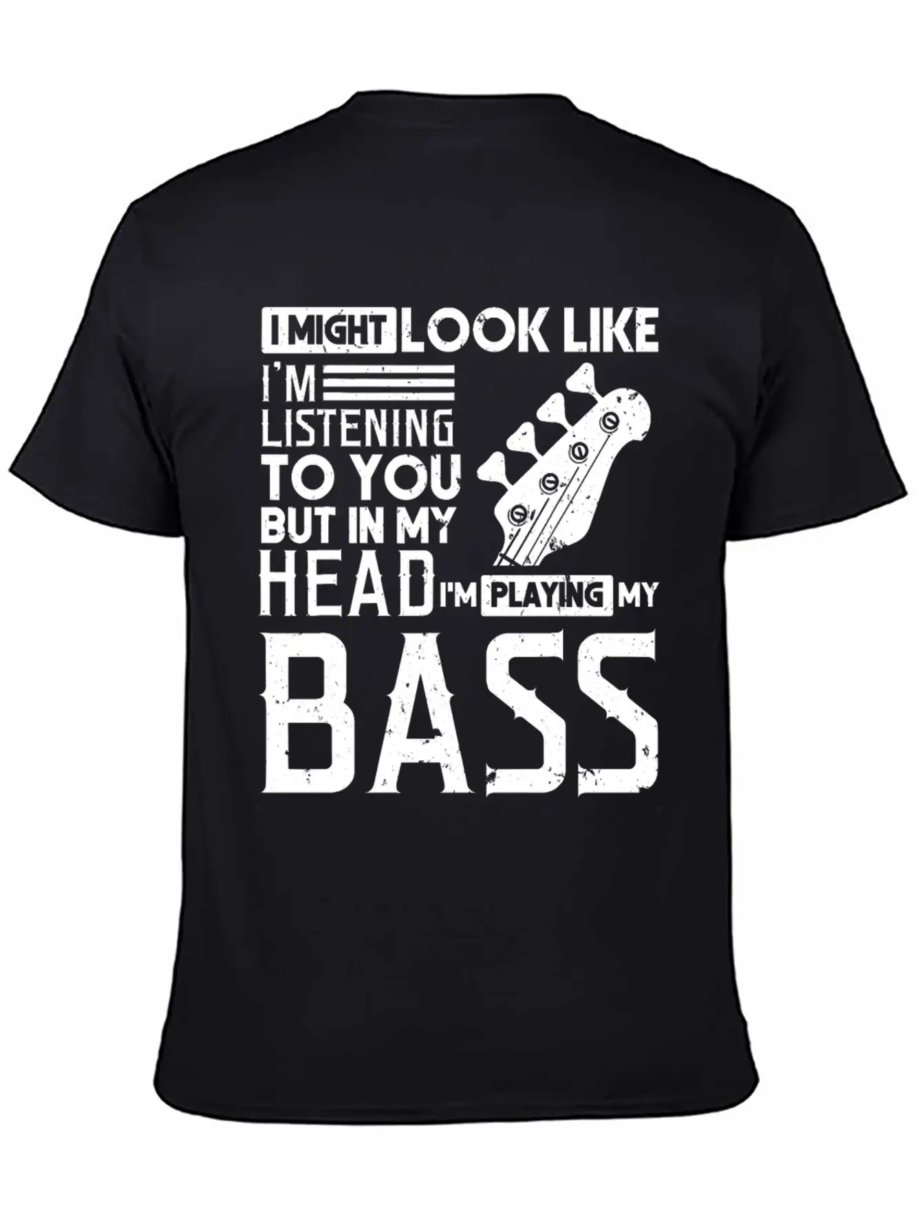 Bass Player Shirt Men Gift For Bass Guitar Player Breathable Graphic T-Shirt – Perfect For Casual Days