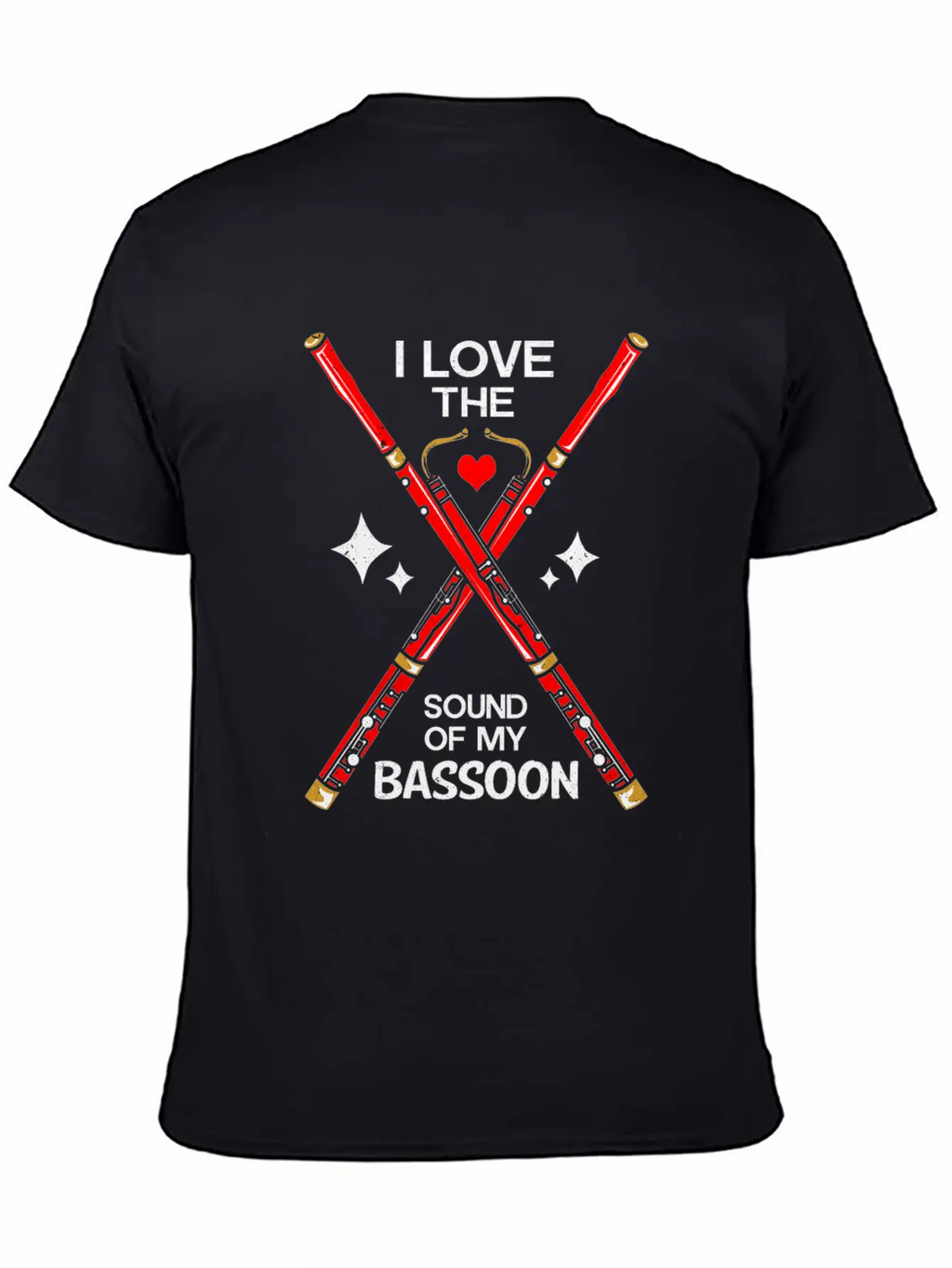 Bassoon Unisex Short Sleeve Soft Cotton T-Shirt – Casual Everyday Wear