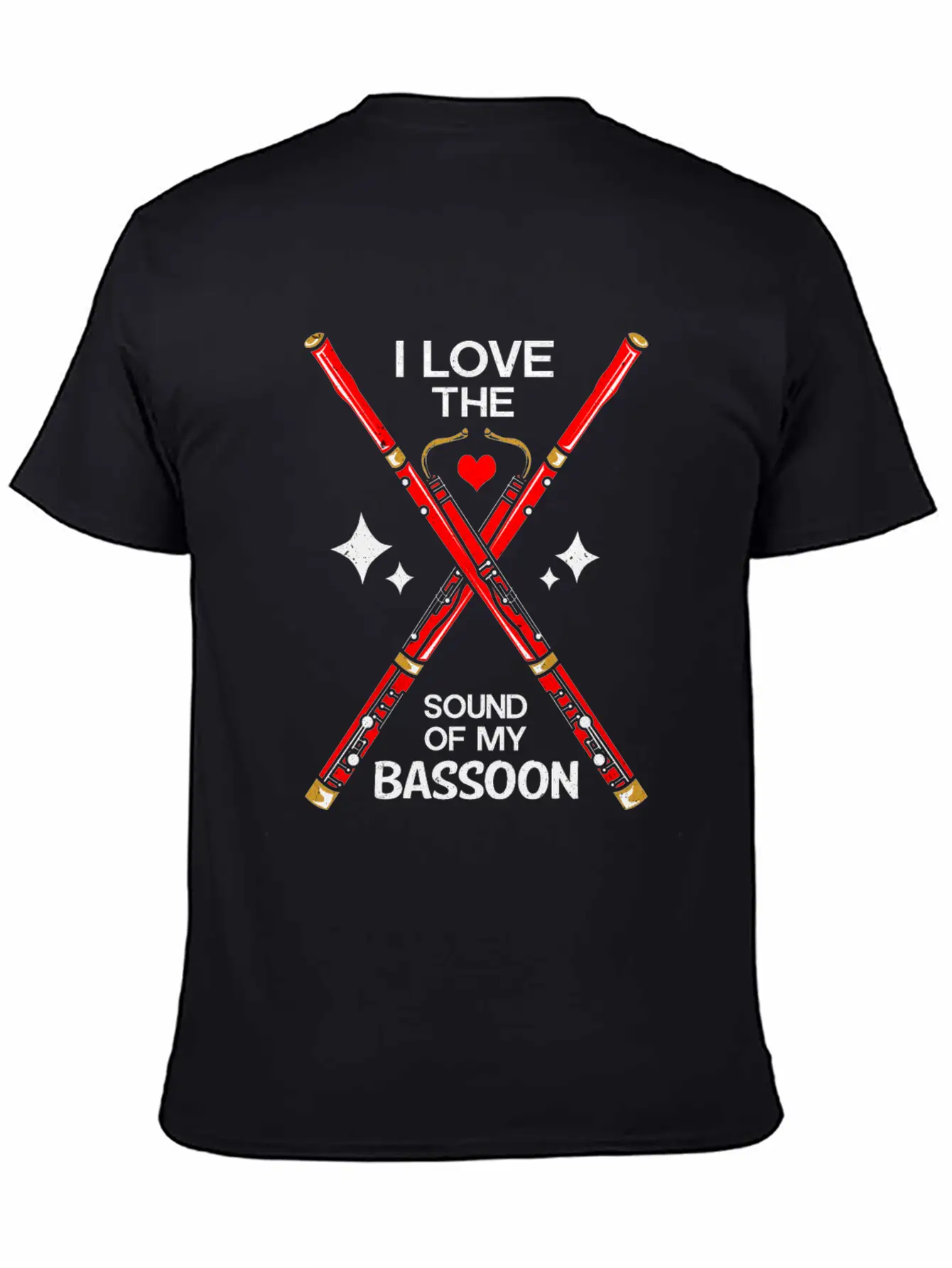 Bassoon Unisex Short Sleeve Soft Cotton T-Shirt – Casual Everyday Wear