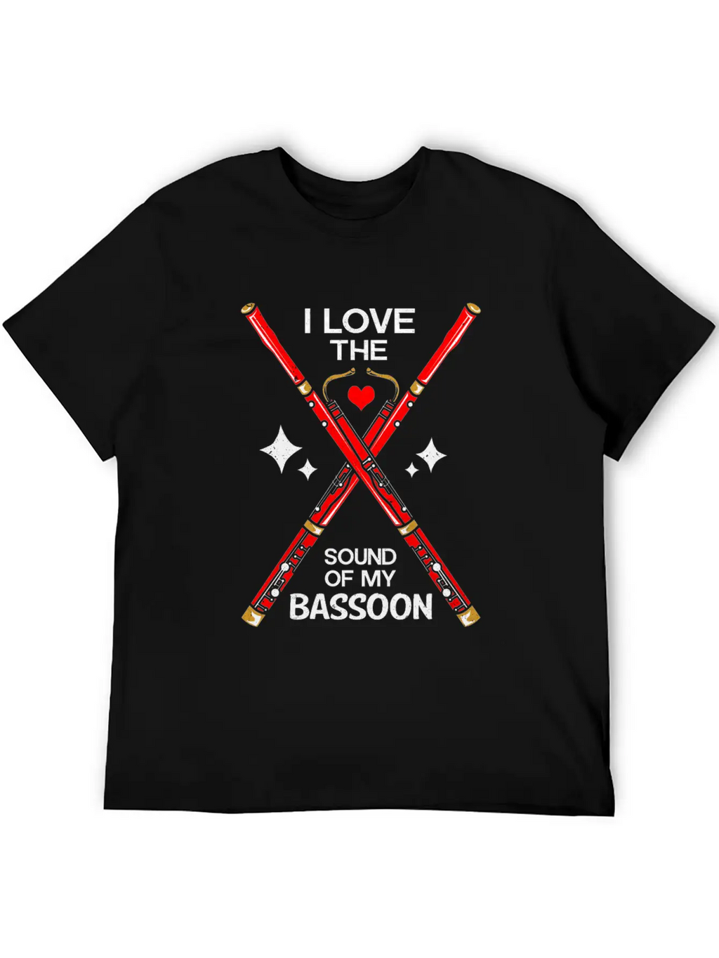 Bassoon Unisex Short Sleeve Soft Cotton T-Shirt – Casual Everyday Wear