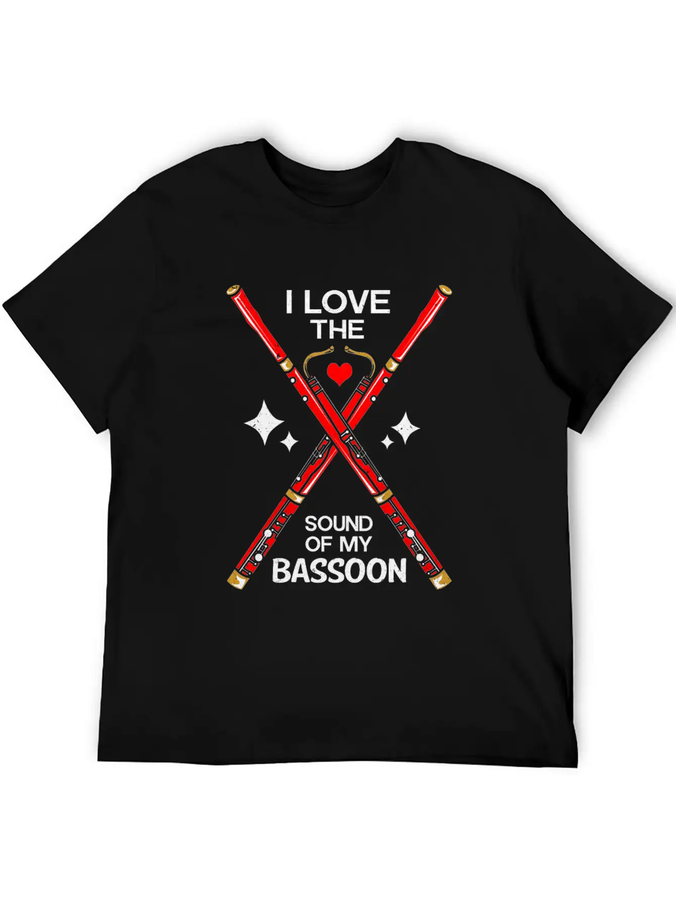 Bassoon Unisex Short Sleeve Soft Cotton T-Shirt – Casual Everyday Wear