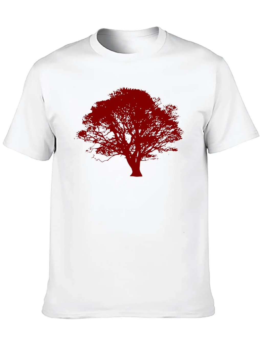 Baum Tree Baumstamm Wald Forest Woods148 Unisex Short Sleeve Soft Cotton T-Shirt – Casual Everyday Wear