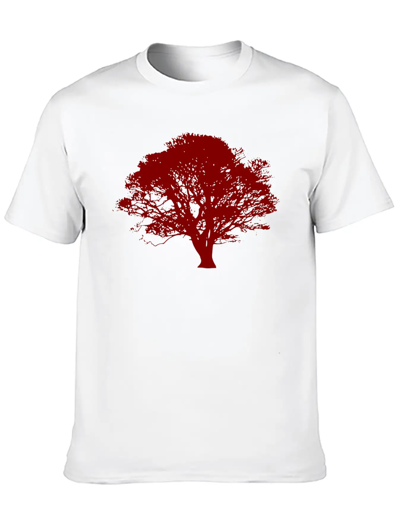 Baum Tree Baumstamm Wald Forest Woods148 Unisex Short Sleeve Soft Cotton T-Shirt – Casual Everyday Wear