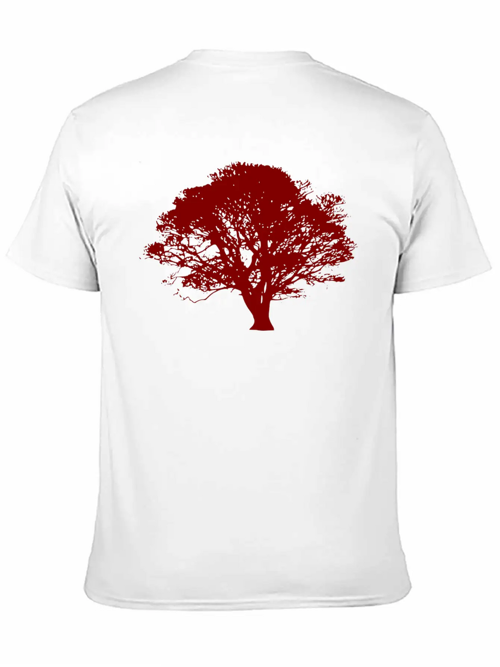 Baum Tree Baumstamm Wald Forest Woods148 Unisex Short Sleeve Soft Cotton T-Shirt – Casual Everyday Wear