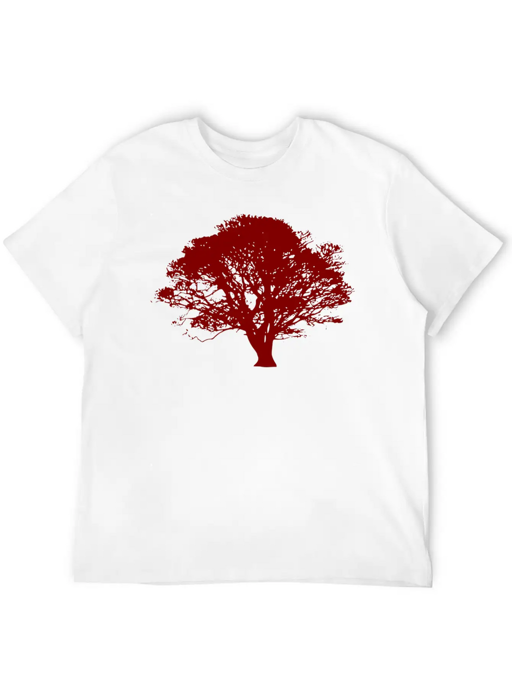 Baum Tree Baumstamm Wald Forest Woods148 Unisex Short Sleeve Soft Cotton T-Shirt – Casual Everyday Wear