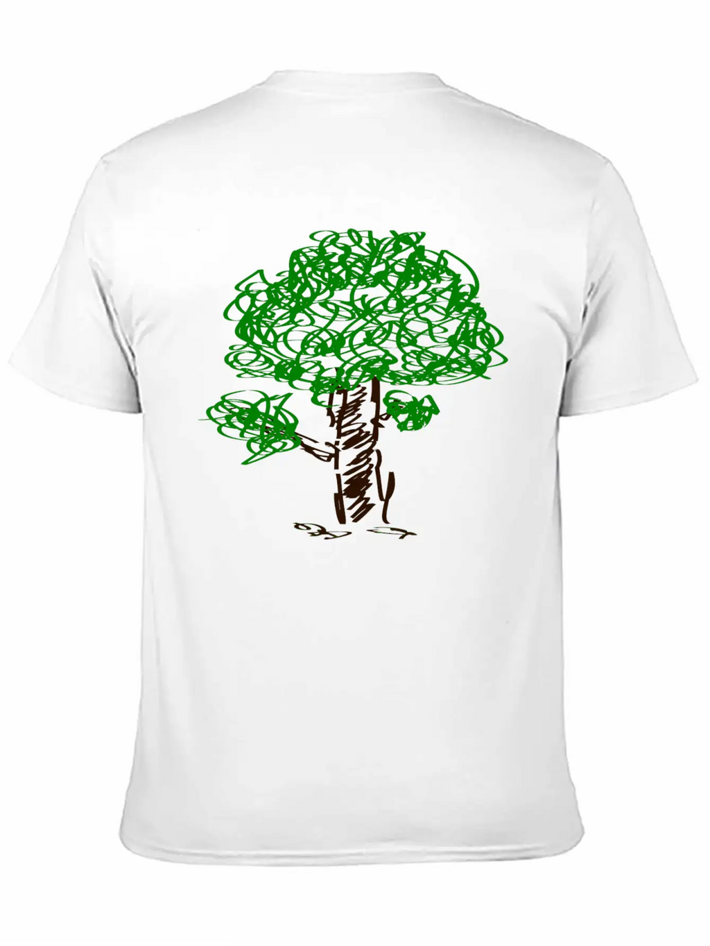 Baum Tree Baumstamm Wald Forest Woods187 Unisex Short Sleeve Soft Cotton T-Shirt – Casual Everyday Wear