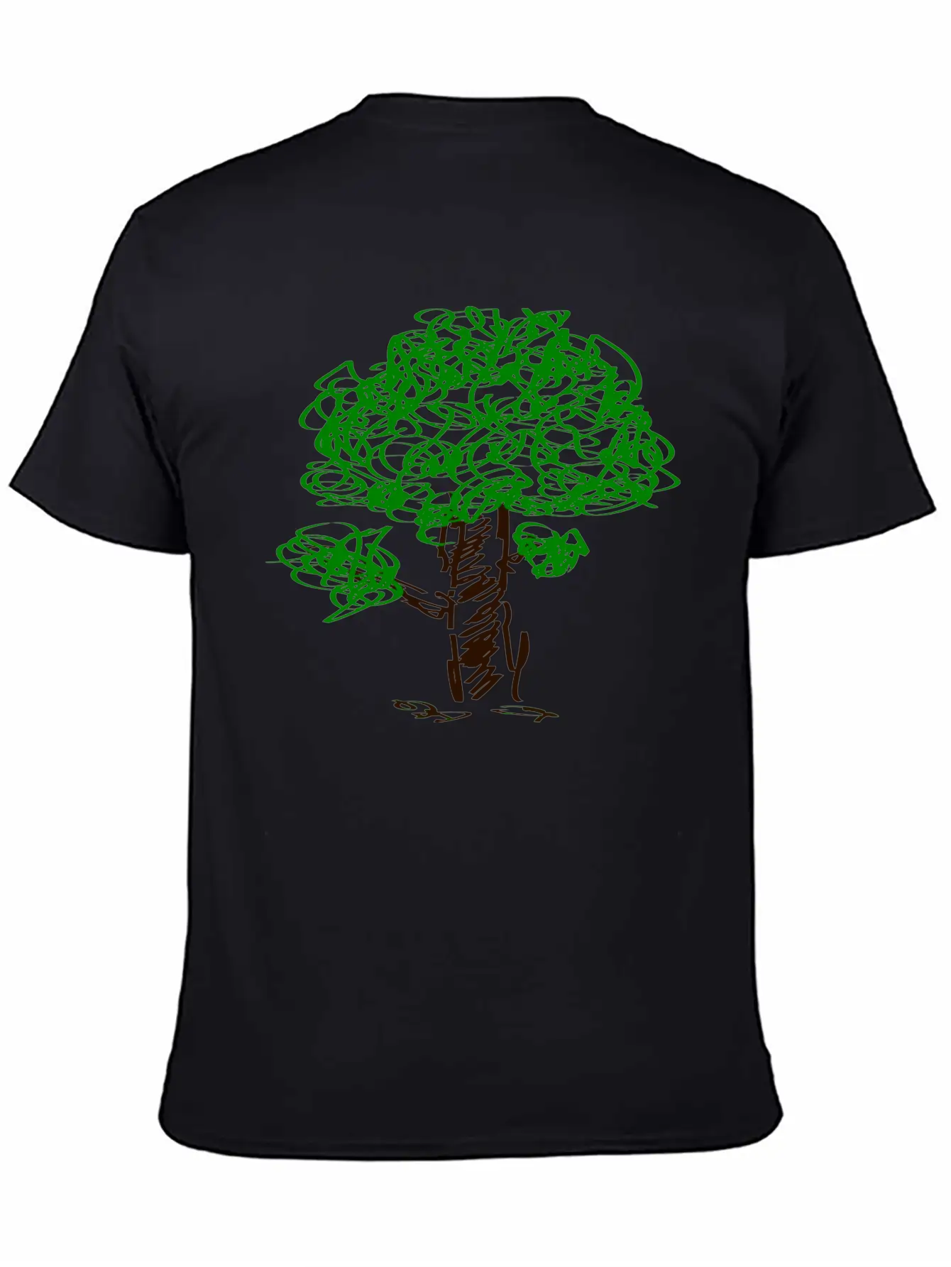 Baum Tree Baumstamm Wald Forest Woods187 Unisex Short Sleeve Soft Cotton T-Shirt – Casual Everyday Wear