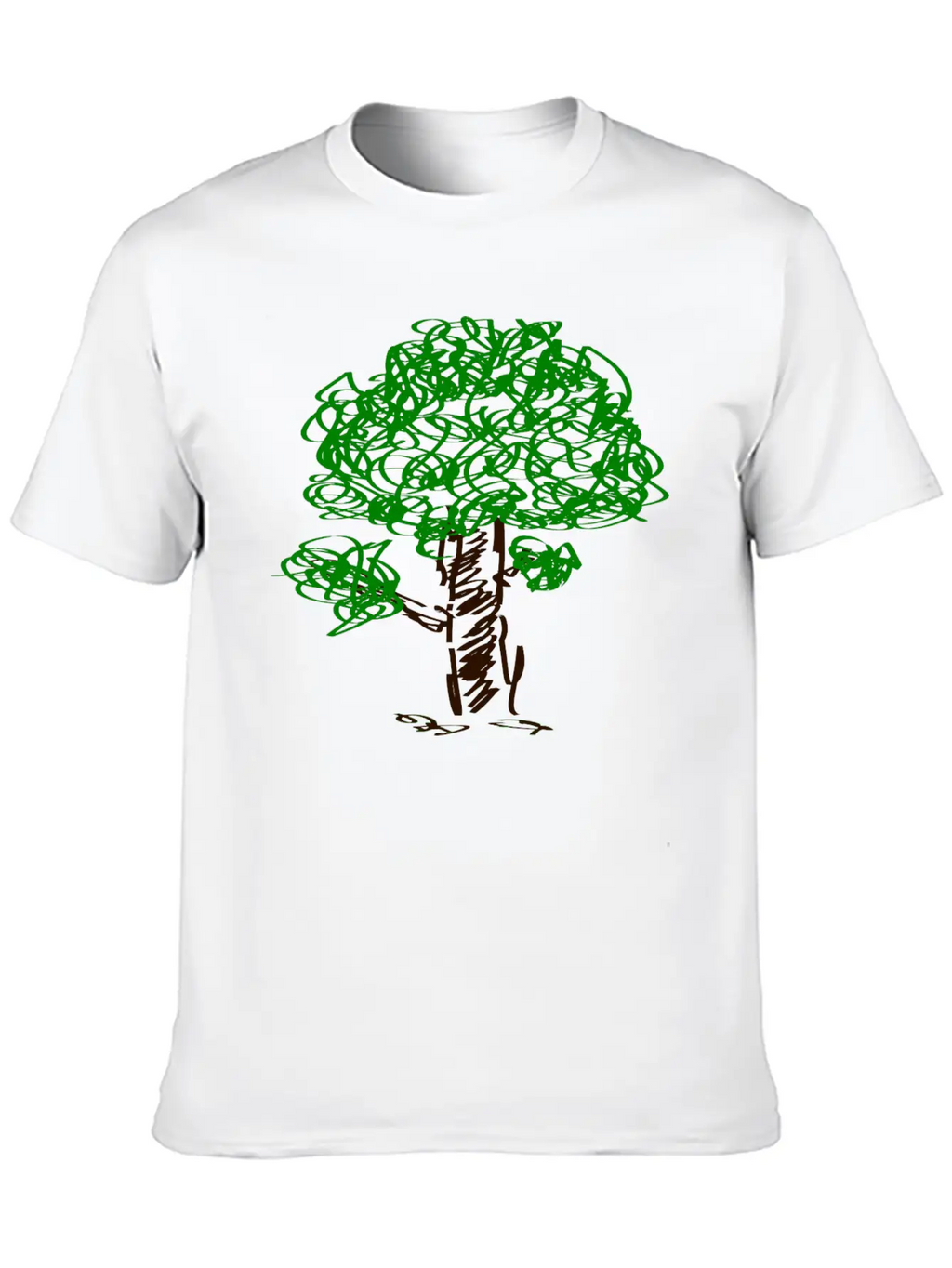Baum Tree Baumstamm Wald Forest Woods187 Unisex Short Sleeve Soft Cotton T-Shirt – Casual Everyday Wear