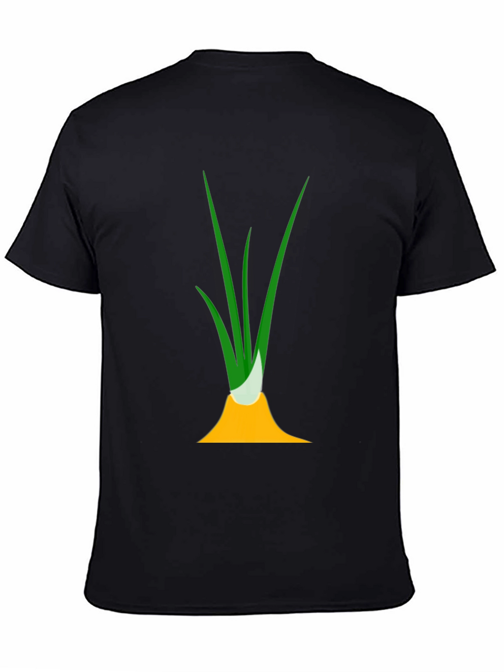 Funny Onion Graphic Tee - Black Cotton T-Shirt