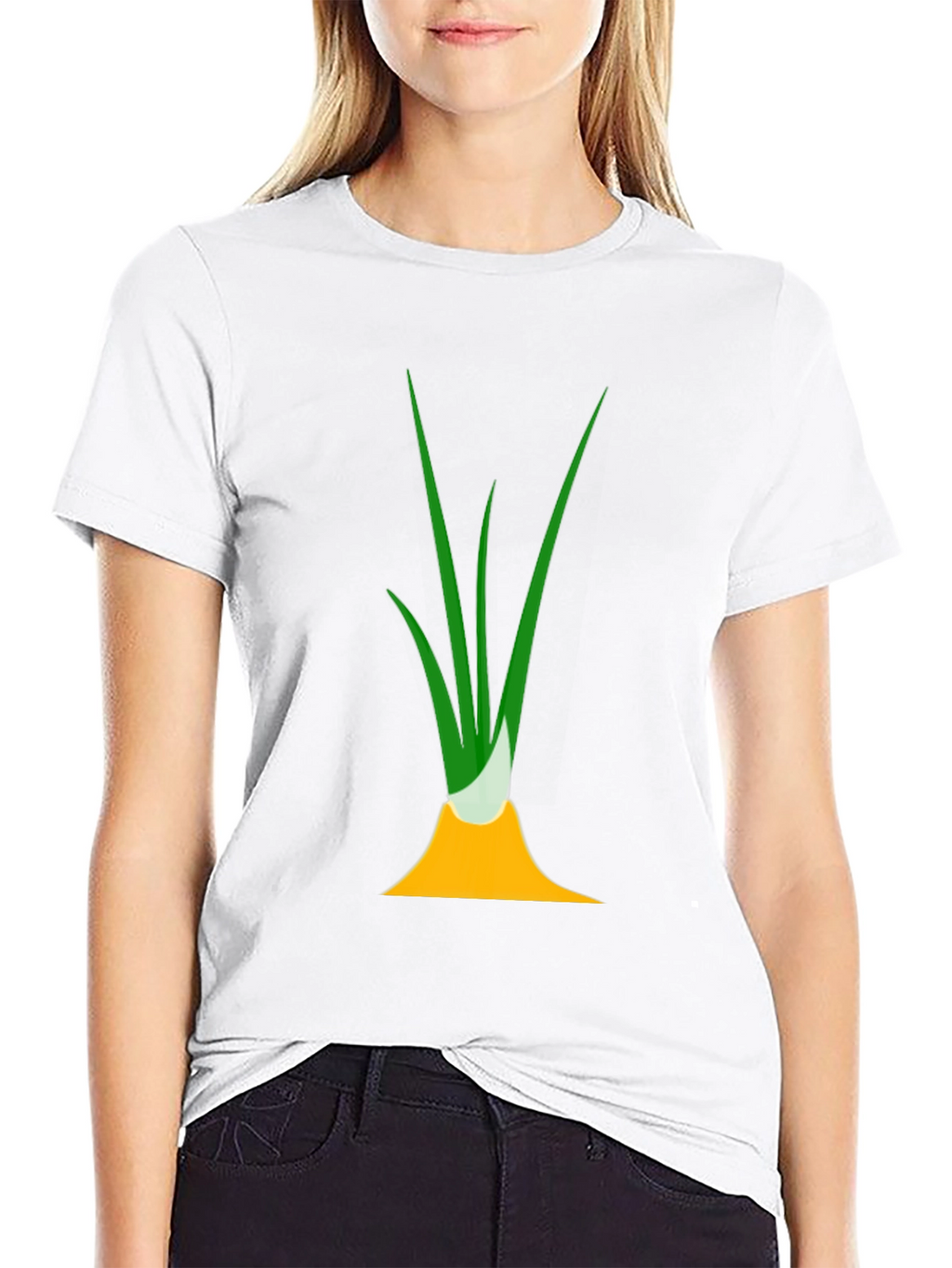 Funny Onion Graphic Tee - Black Cotton T-Shirt