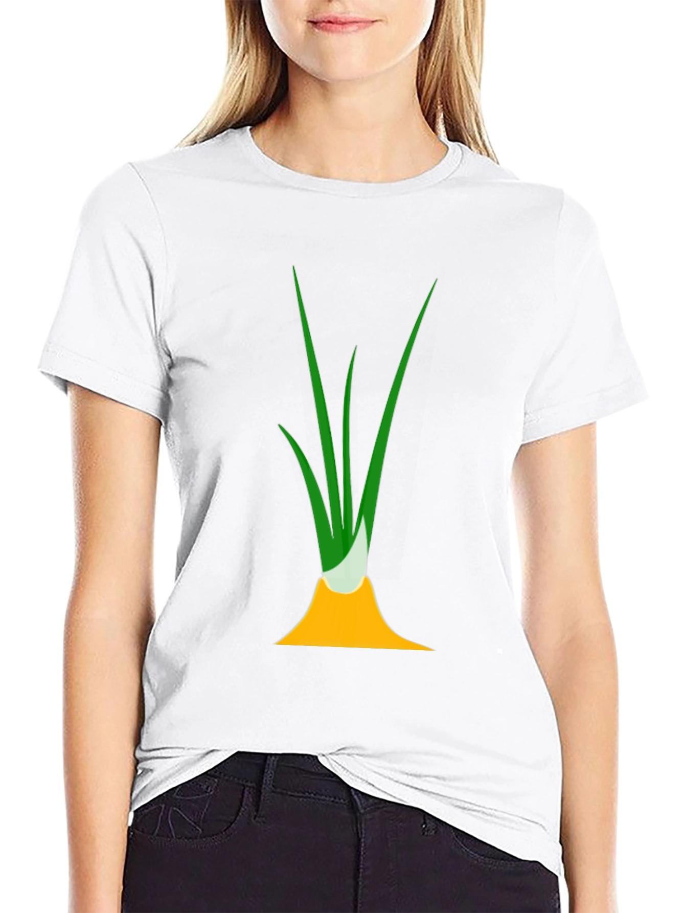 Funny Onion Graphic Tee - Black Cotton T-Shirt