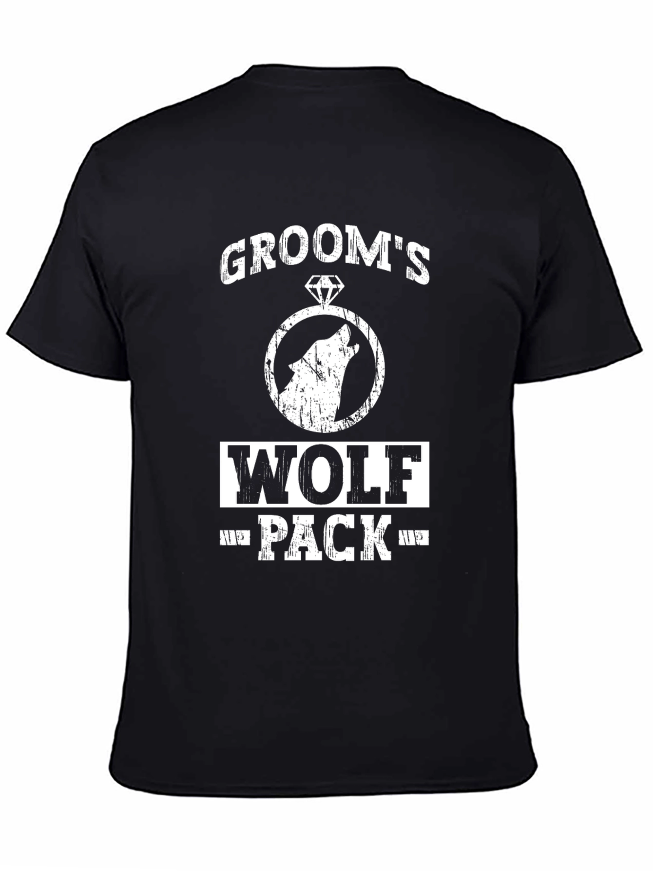 Grooms Wolf Pack T-Shirt - Bachelor Party
