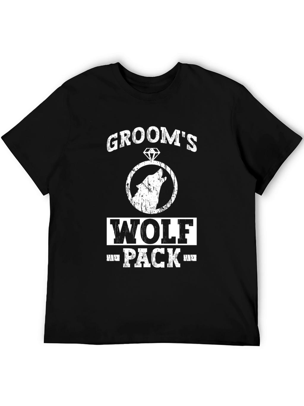 Grooms Wolf Pack T-Shirt - Bachelor Party
