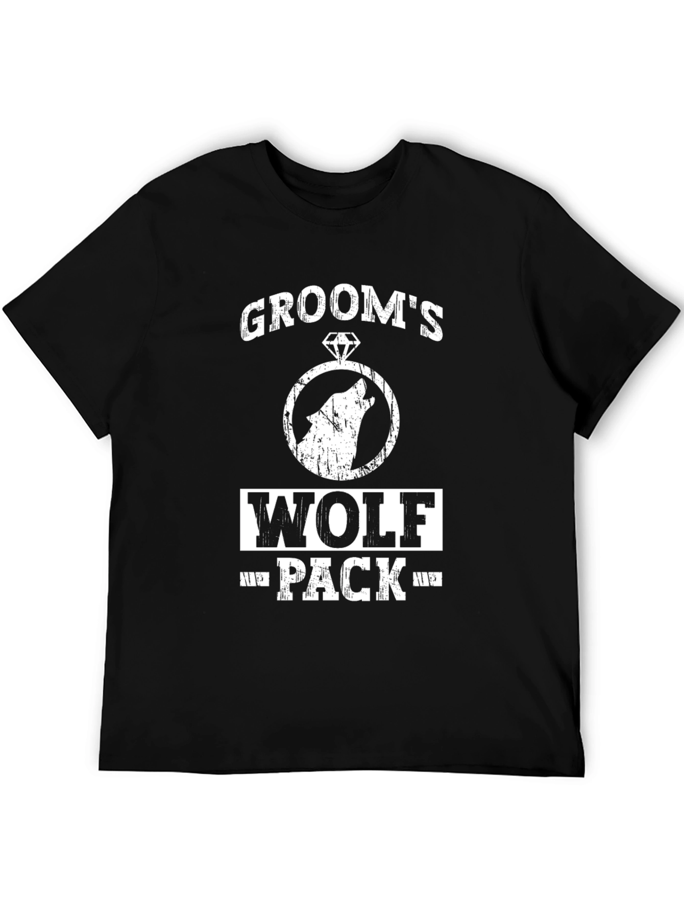 Grooms Wolf Pack T-Shirt - Bachelor Party
