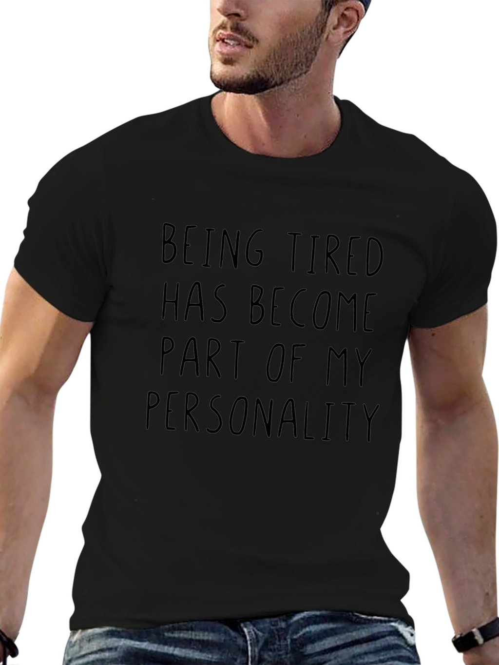 Being Tired Funny Graphic T-Shirt