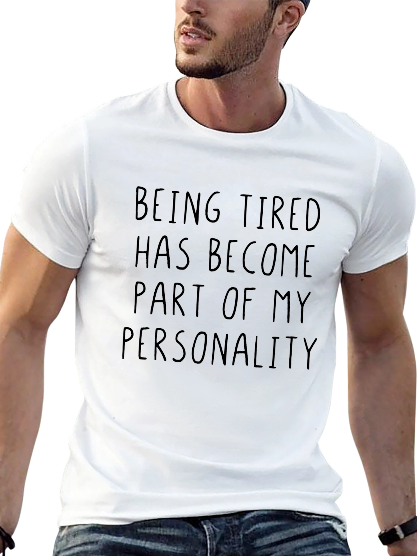 Being Tired Funny Graphic T-Shirt