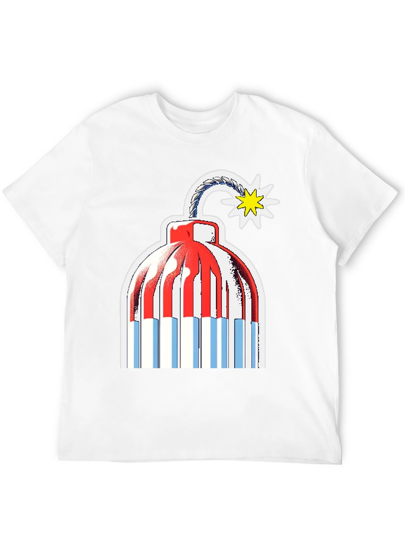 Explosive Style: Novelty Bomb Graphic Tee