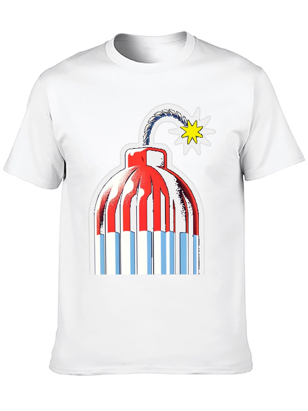 Explosive Style: Novelty Bomb Graphic Tee
