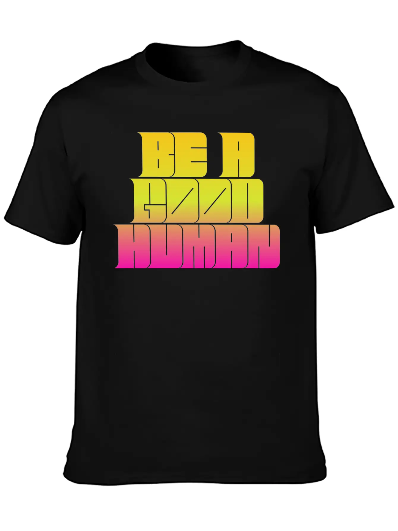 Be A Good Human Unisex Casual T-Shirt – Clean Design For Daily Comfort