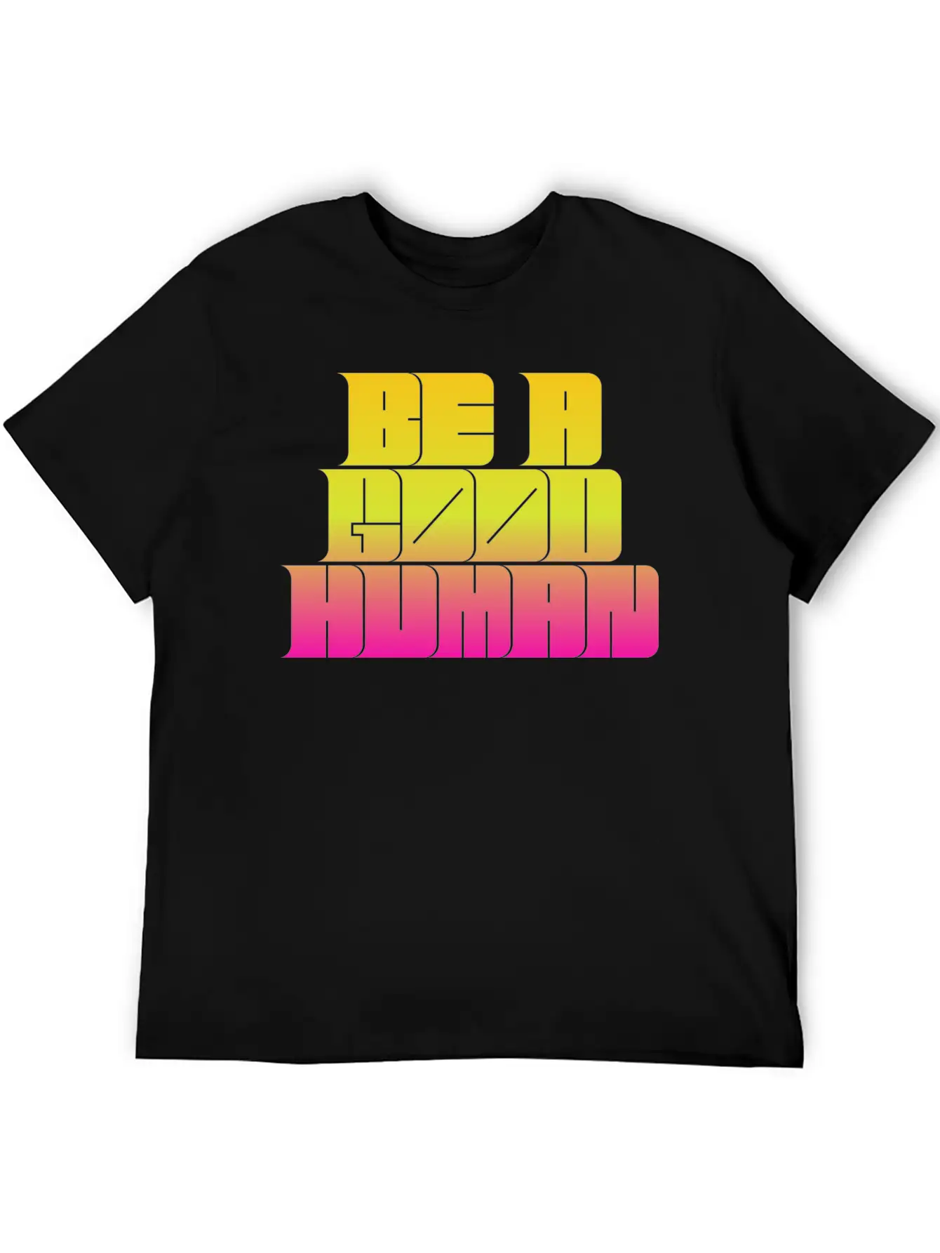 Be A Good Human Unisex Casual T-Shirt – Clean Design For Daily Comfort