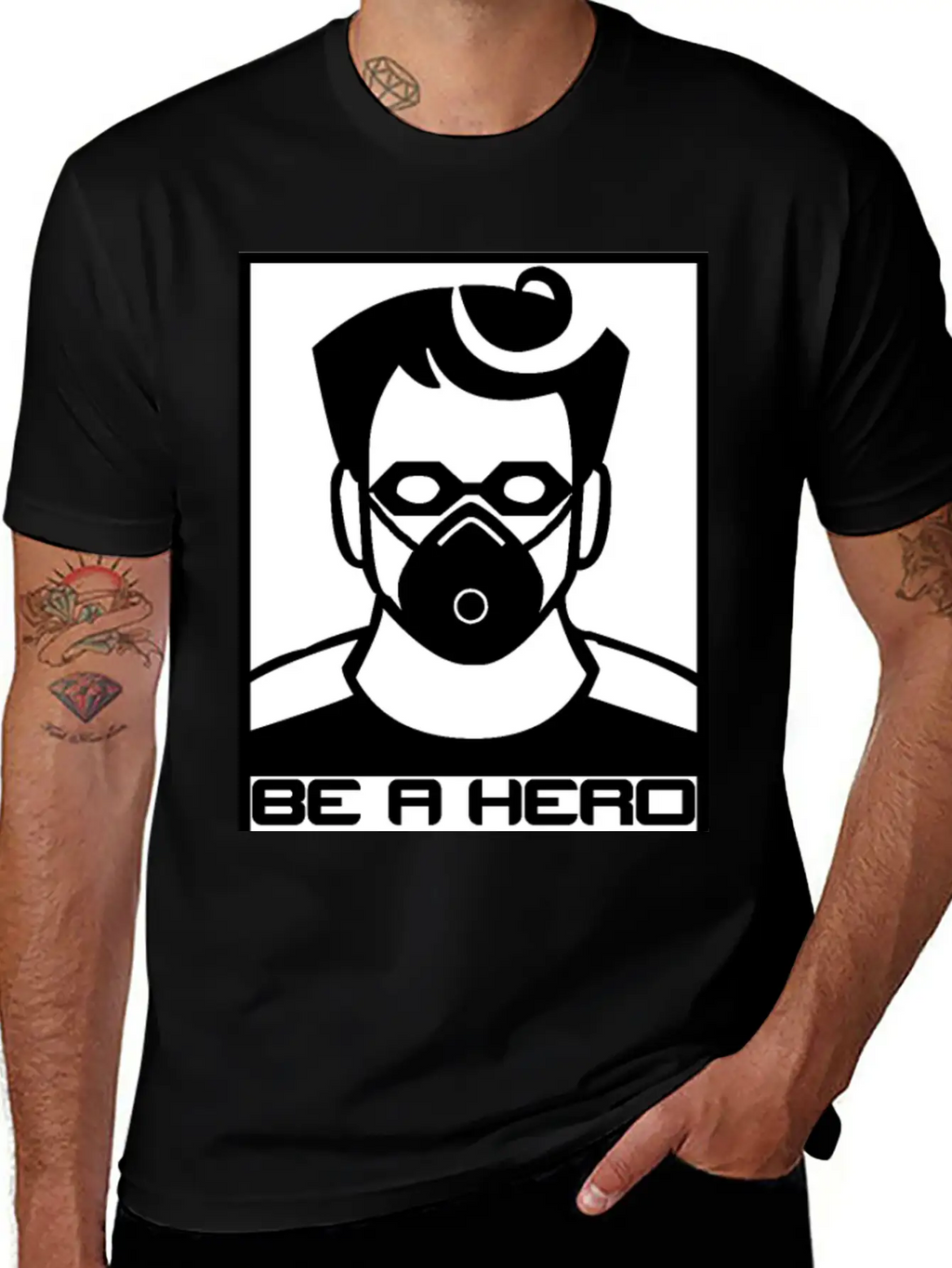Be A Hero - Self Quarantine Essential Cotton Tee For Daily Outfits – Unisex Style