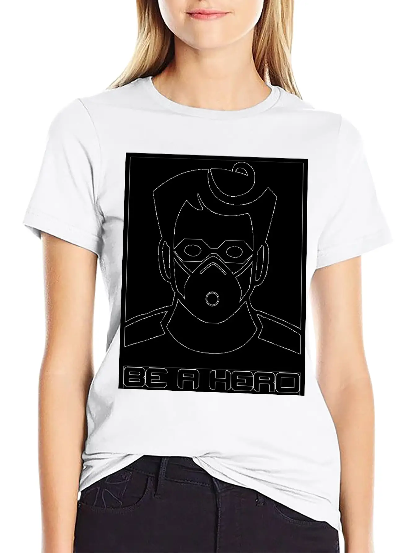 Be A Hero - Self Quarantine Essential Cotton Tee For Daily Outfits – Unisex Style