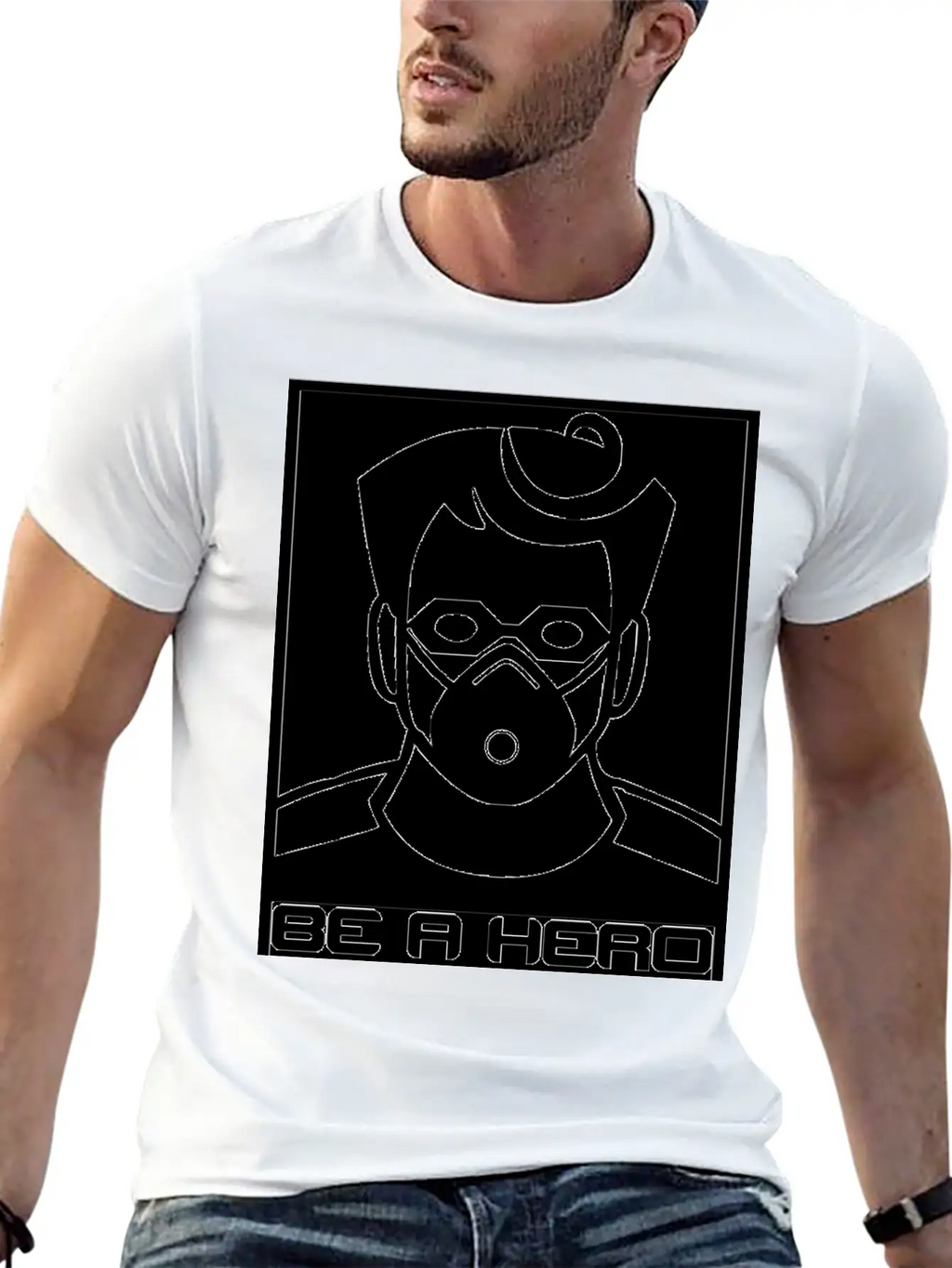 Be A Hero - Self Quarantine Essential Cotton Tee For Daily Outfits – Unisex Style