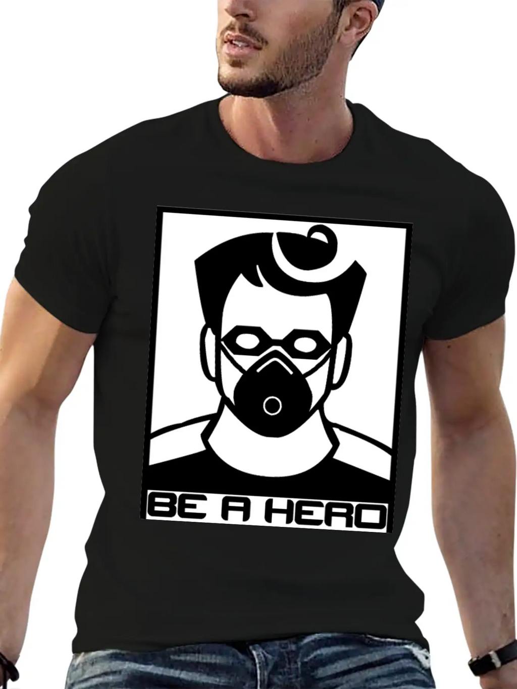 Be A Hero - Self Quarantine Essential Cotton Tee For Daily Outfits – Unisex Style