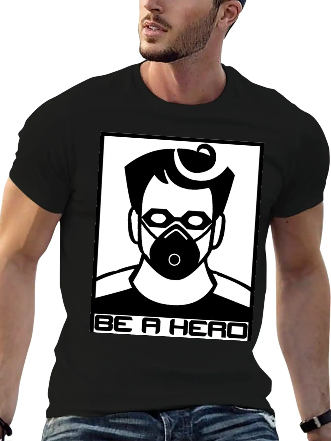 Be A Hero - Self Quarantine Essential Cotton Tee For Daily Outfits – Unisex Style