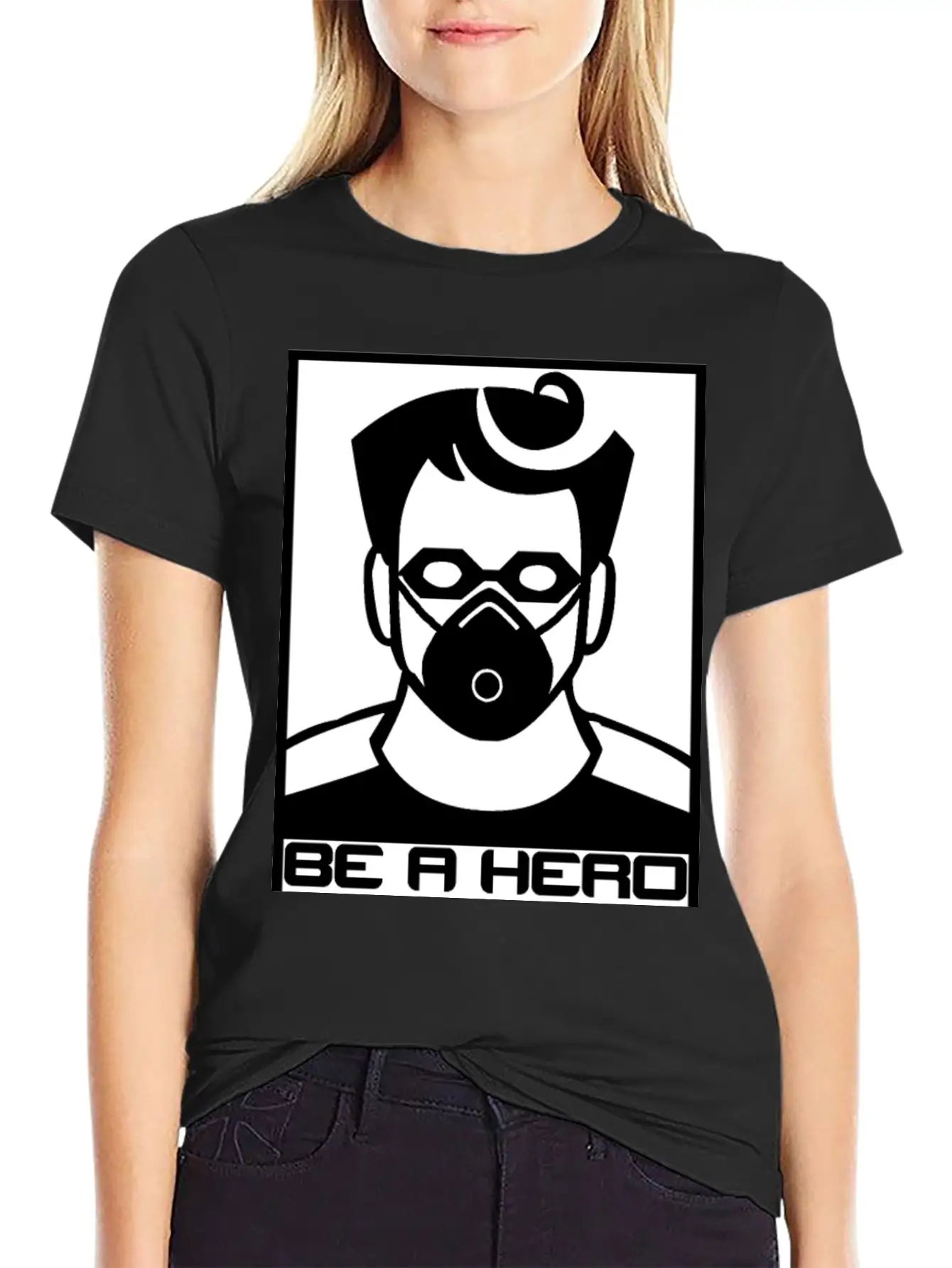 Be A Hero - Self Quarantine Essential Cotton Tee For Daily Outfits – Unisex Style