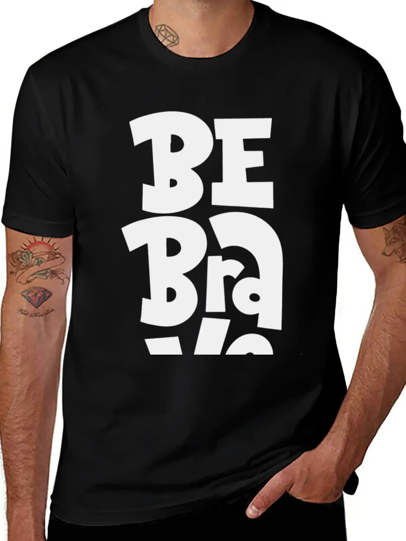 Be Brave Unisex Casual T-Shirt – Clean Design For Daily Comfort