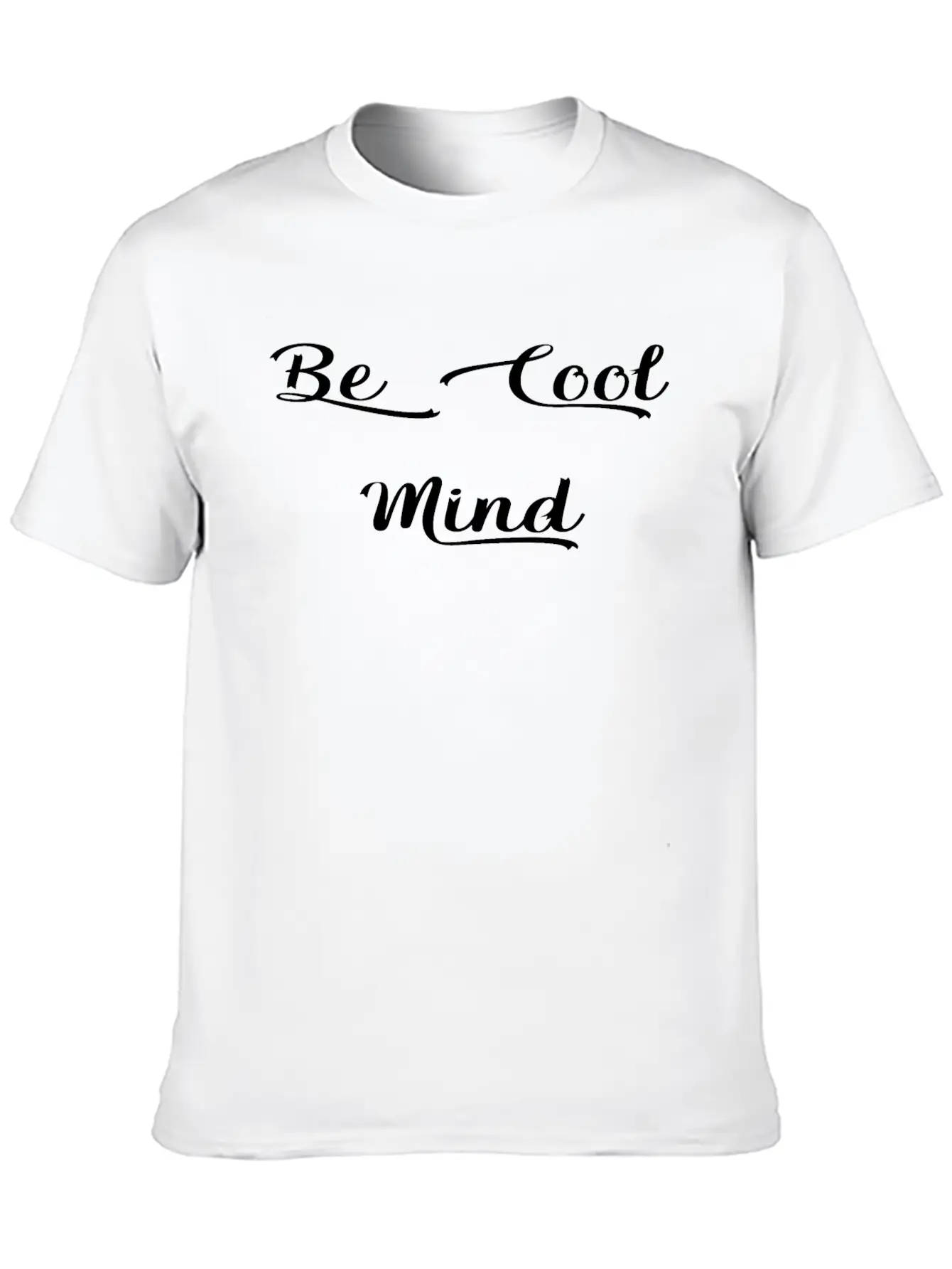 Be Cool Mind Breathable Soft Cotton T-Shirt – Timeless Casual Look