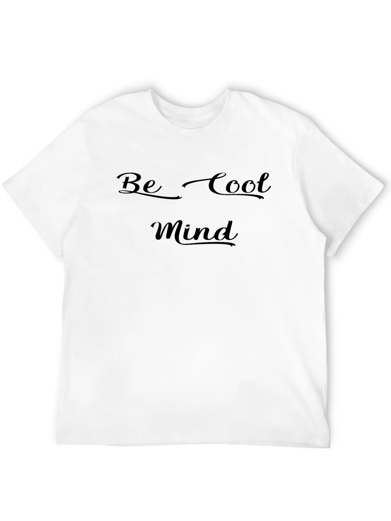Be Cool Mind Breathable Soft Cotton T-Shirt – Timeless Casual Look