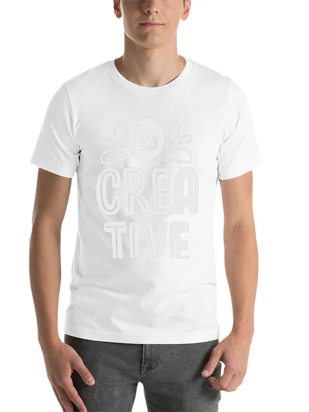 Be Creative Breathable Soft Cotton T-Shirt – Timeless Casual Look