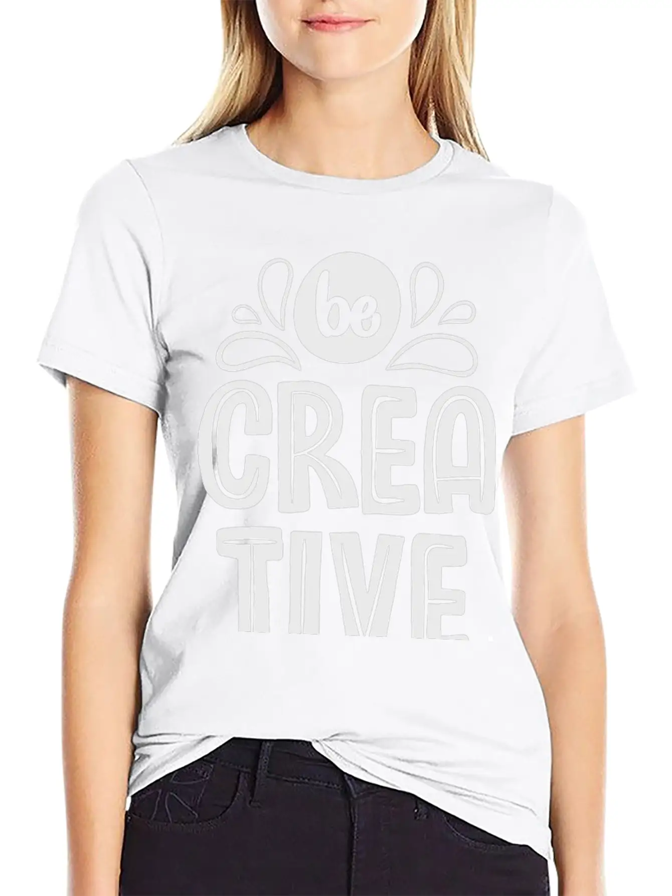 Be Creative Breathable Soft Cotton T-Shirt – Timeless Casual Look