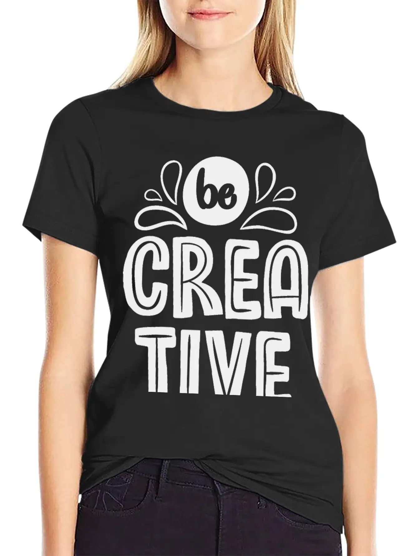 Be Creative Breathable Soft Cotton T-Shirt – Timeless Casual Look