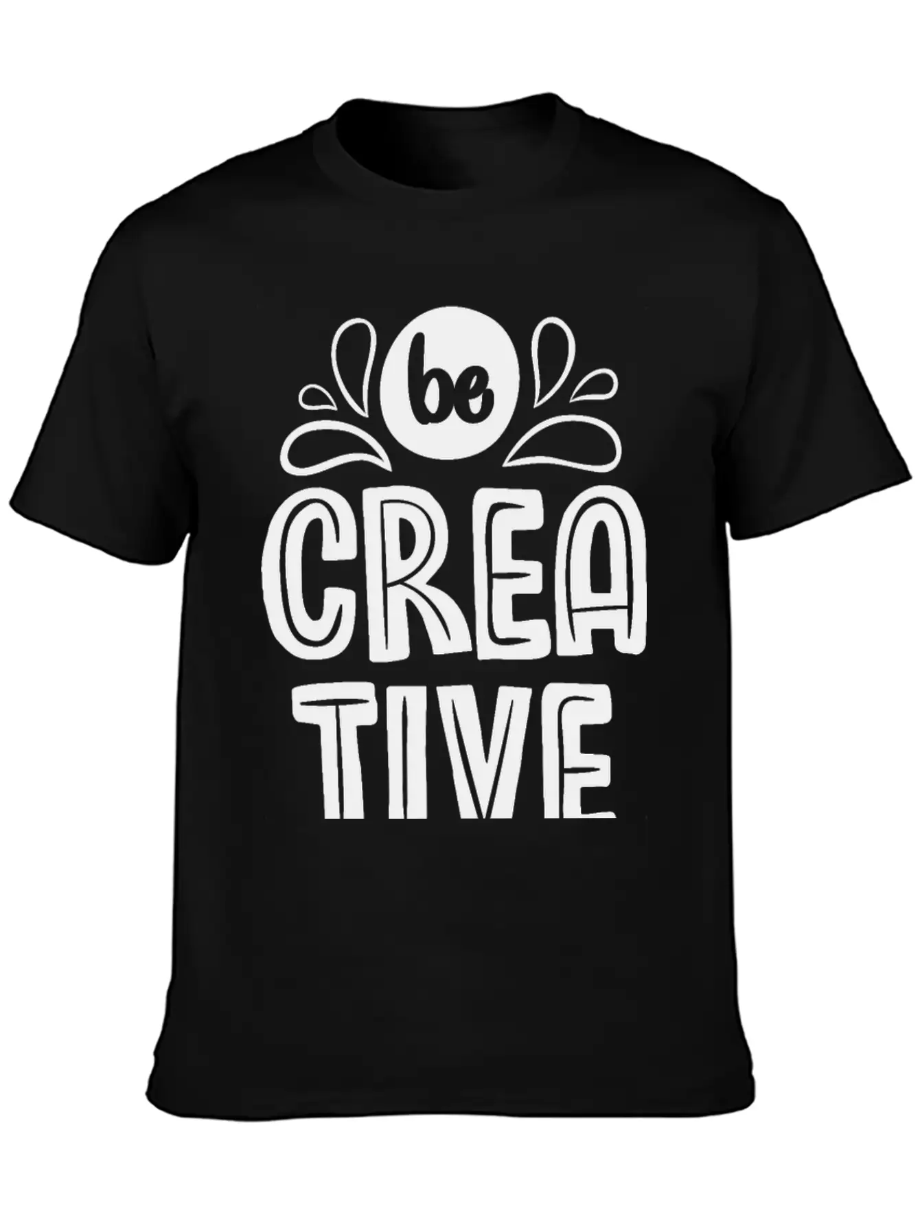 Be Creative Breathable Soft Cotton T-Shirt – Timeless Casual Look