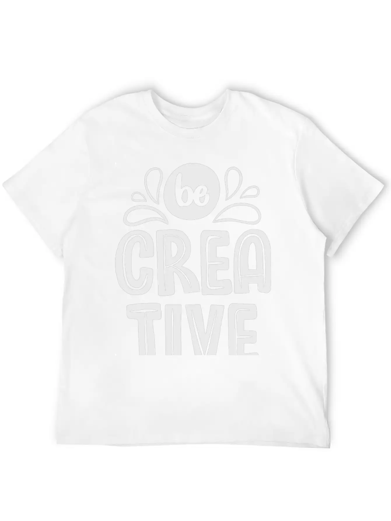 Be Creative Breathable Soft Cotton T-Shirt – Timeless Casual Look