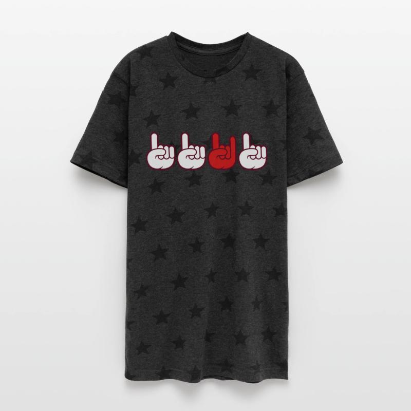 Be Different Heavy Metal Music Horns Hand Gesture