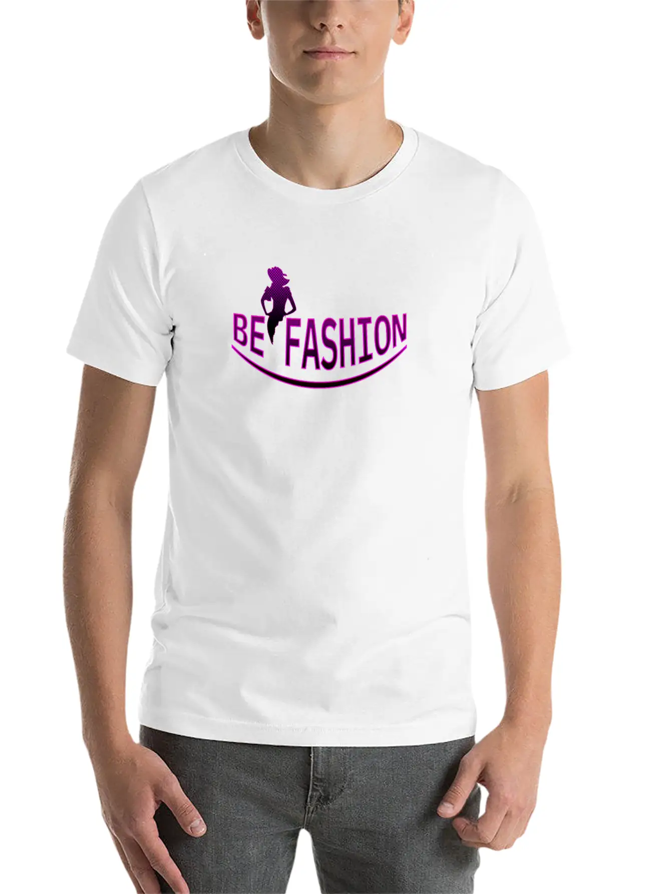 Be Fashion Trendy Gift For Men And Women Unisex Casual T-Shirt – Clean Design For Daily Comfort