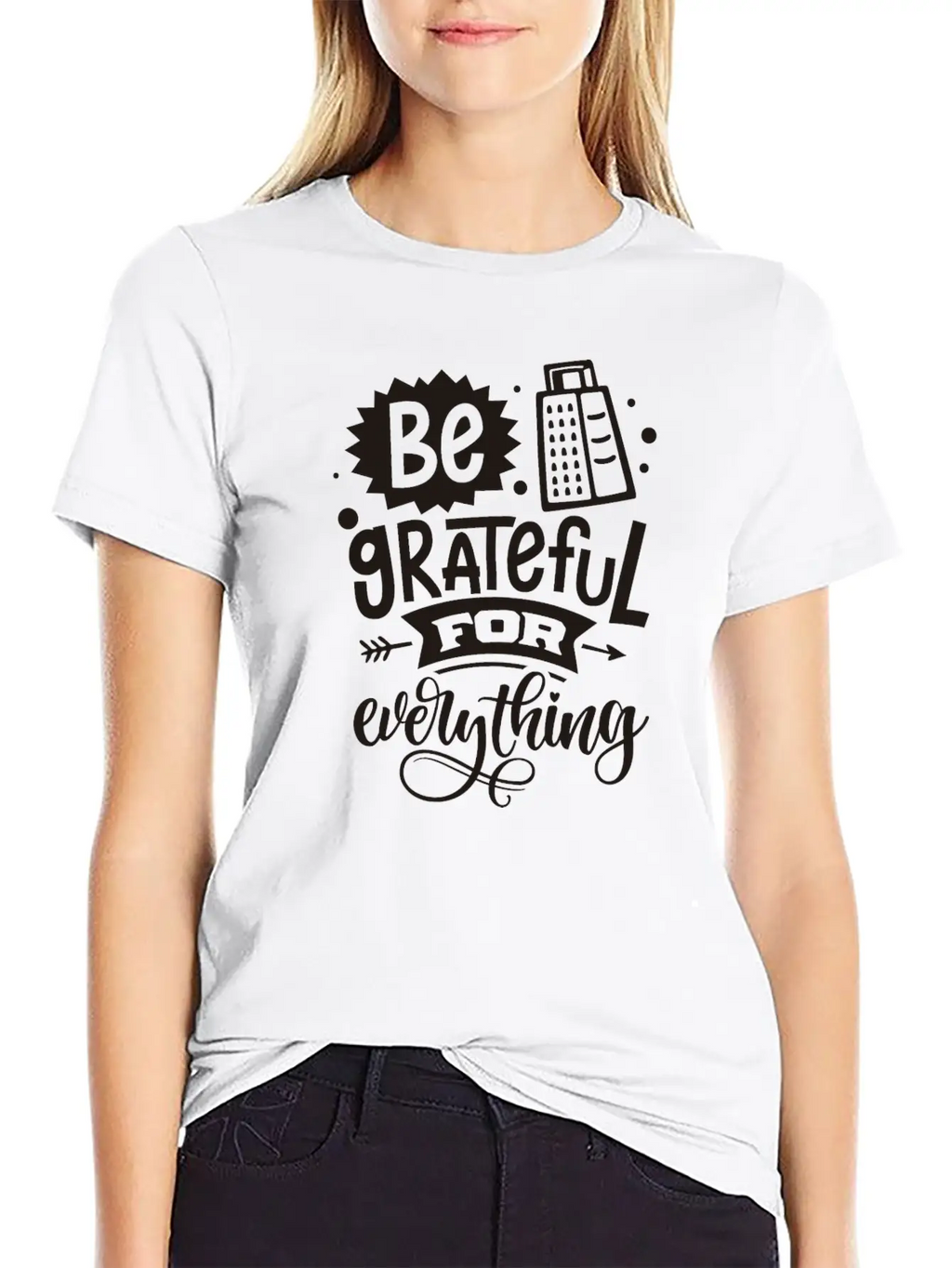 Be Grateful Classic Fit Graphic Tee For Daily Comfort – Unisex Cotton Shirt