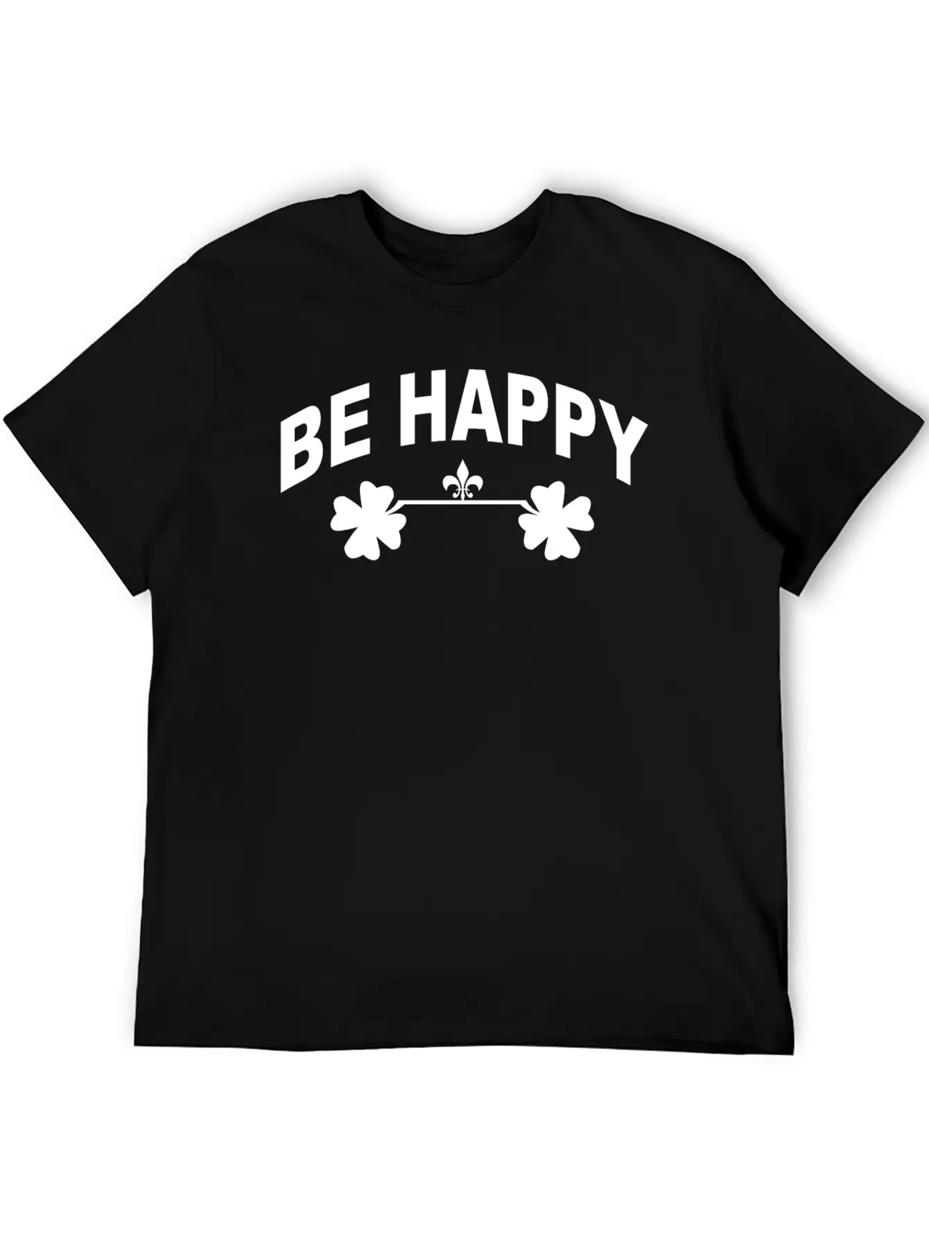 Be Happy Casual Graphic T-Shirt – Simple And Comfortable Daily Wear