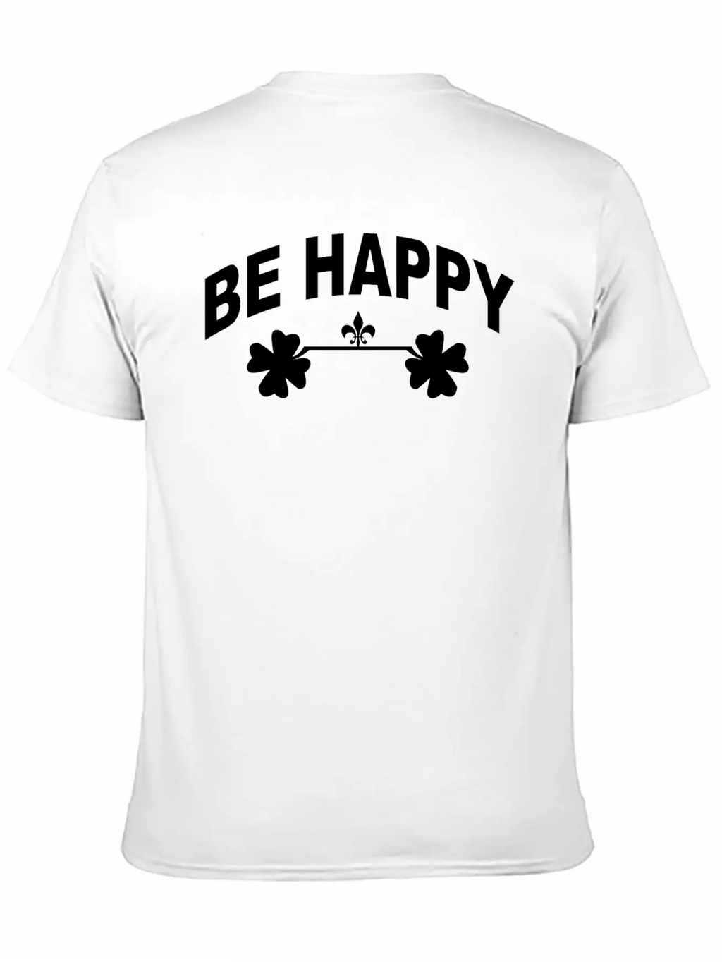 Be Happy Casual Graphic T-Shirt – Simple And Comfortable Daily Wear
