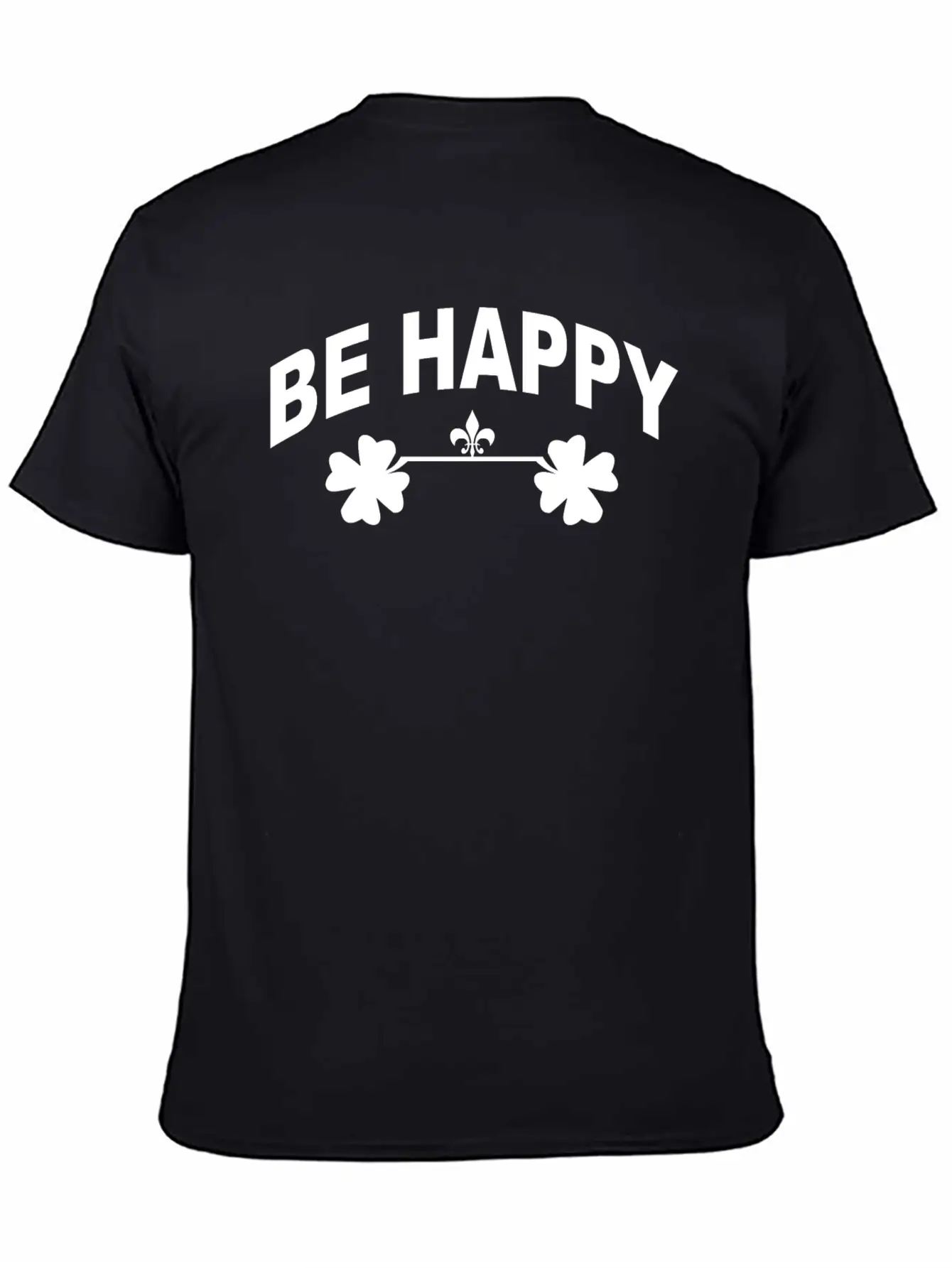 Be Happy Casual Graphic T-Shirt – Simple And Comfortable Daily Wear