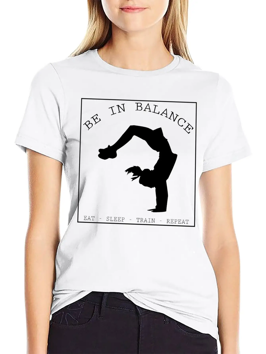 BE IN BALANCE V2 (b) Unisex Casual T-Shirt – Clean Design For Daily Comfort