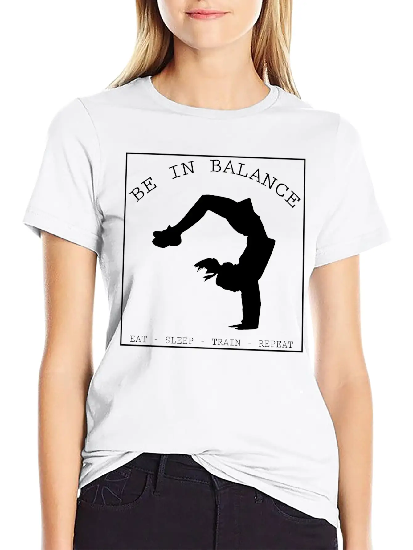 BE IN BALANCE V2 (b) Unisex Casual T-Shirt – Clean Design For Daily Comfort
