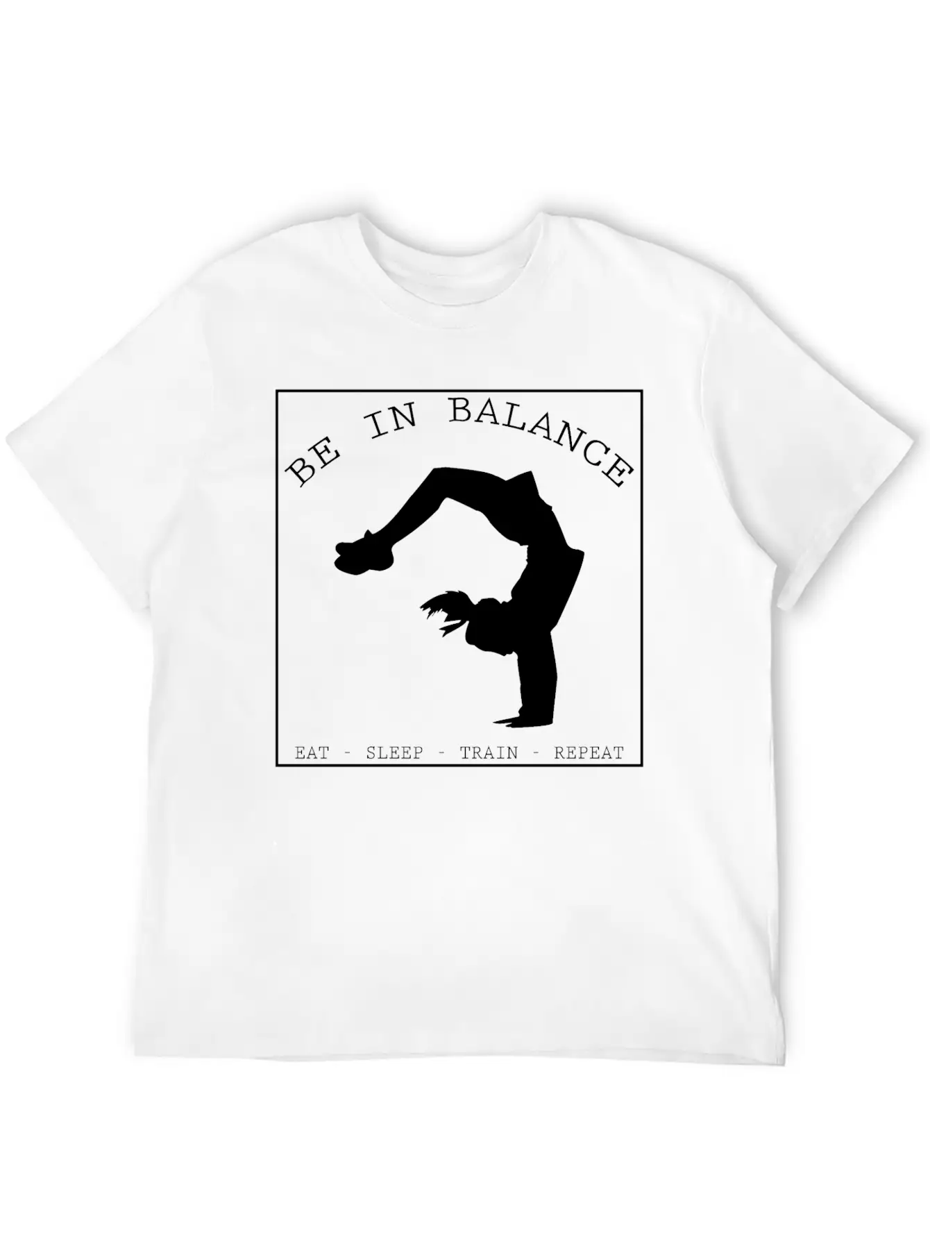 BE IN BALANCE V2 (b) Unisex Casual T-Shirt – Clean Design For Daily Comfort