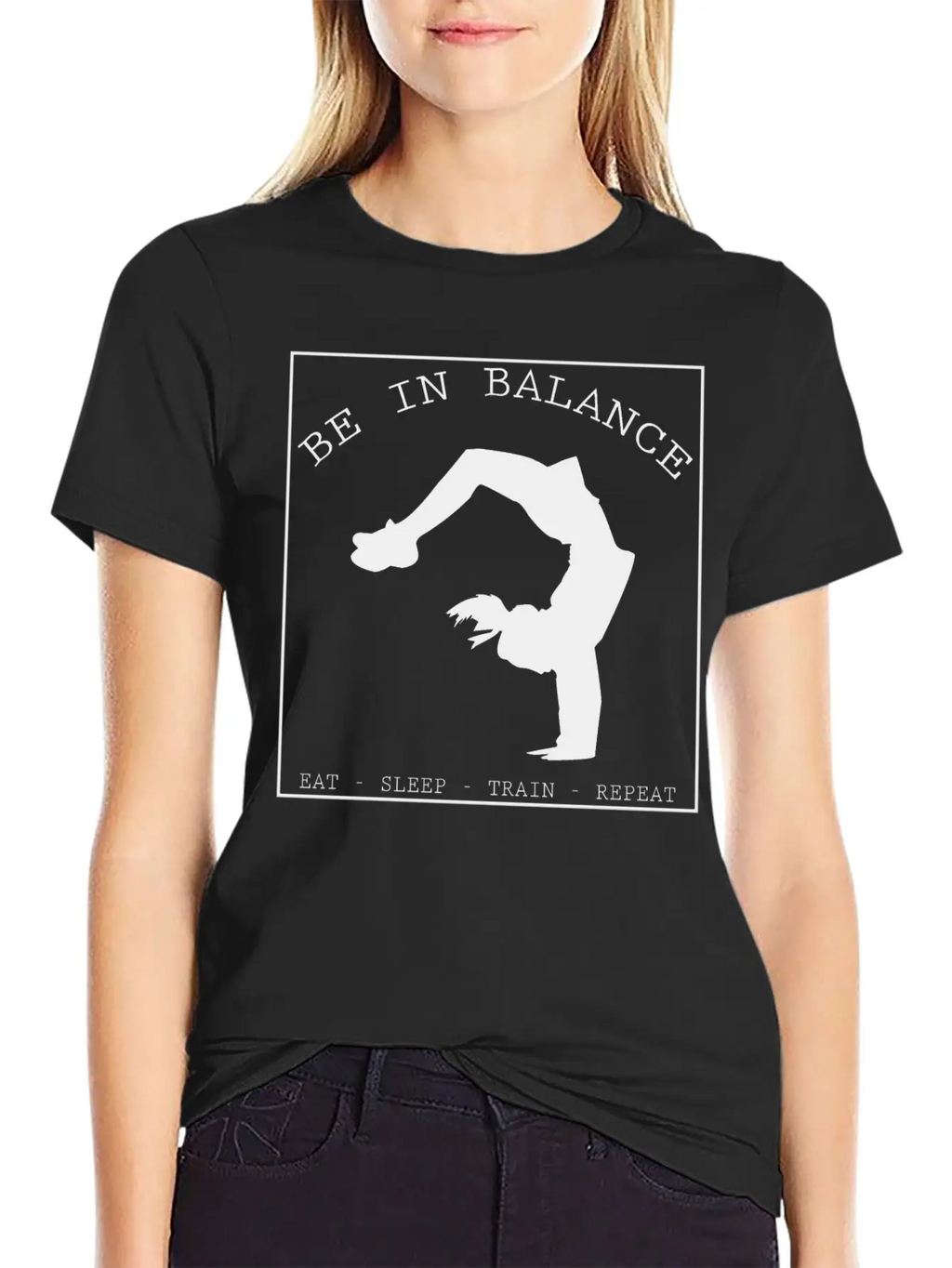 BE IN BALANCE V2 (b) Unisex Casual T-Shirt – Clean Design For Daily Comfort