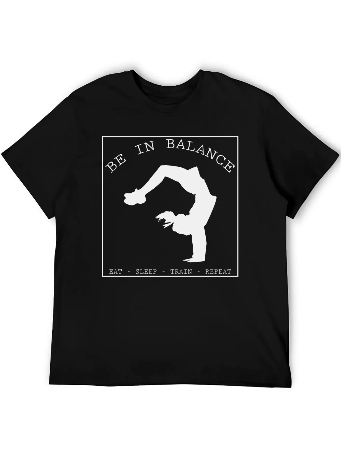 BE IN BALANCE V2 (b) Unisex Casual T-Shirt – Clean Design For Daily Comfort